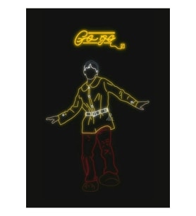 Bts Gogo Lıne Art Tablo Ahşap Poster Dekoratif Kod3261