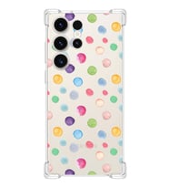 PrintiFy Samsung Galaxy S23 Ultra Uyumlu Water Color 6 Baskılı Şeffaf Köşe Korumalı Antişok Kılıf