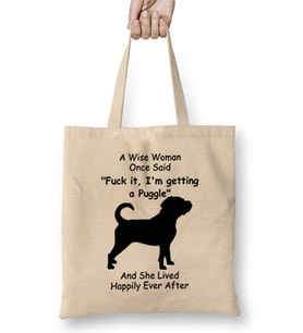 Funny Pomeranian Dog Gift For Men Bez Çanta Uzun Saplı