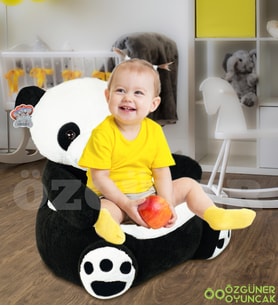 Panda Pelüş Bebek Çocuk Koltuğu
