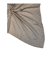 Enba Jakarlı Geometrik Desenli Eşarp (Gold)