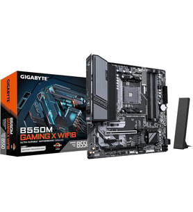 GIGABYTE B760M GAMING X WIFI LGA1700 DDR5 7600MHz(OC) PCIe 5.0 Çift M.2 NVMe WiFi 6E 2.5GbE LAN mATX Gaming Anakart
