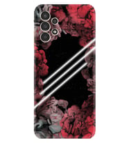 Samsung Galaxy M14 Kılıf Silikon Desen Özel Seri Flowers Line 1732