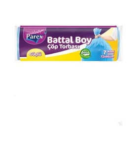 PAREX GÜÇLÜ ÇÖP TORBASI BATTAL BOY -YENİ (Mavi)
