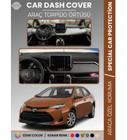 TOYOTA COROLLA (2019+) TORPİDO ÖRTÜSÜ E210 KASA HAYALET EKRANSIZ ANALOG GÖSTERGELİ TORPİDO KORUMA