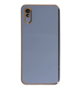 Redmi 9A Kılıf Volet Silikon - Mavi