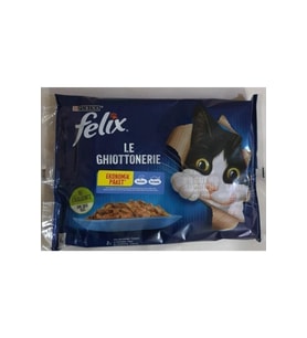 Felix Somonlu Ve Ton Balıklı Ekonomik Paket 4x85 Gr 6 Adet Yetişkin Kedi Pounch