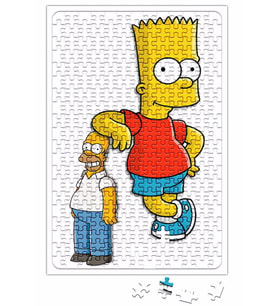 Família Simpsons Puzzle 240 Parça Yapboz