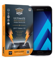 Buff 2017 Galaxy A3 ile Uyumlu Darbe Emici Ekran Koruyucu Film