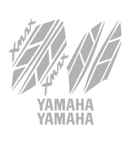 YAMAHA XMAX UYUMLU STİCKER SET BEYAZ 001