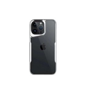 iPhone 16 Pro Kılıf Boyi Silikon Kapak - Gümüş