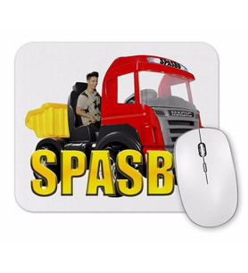 Spasbo Jeff Vrum Vrum Mouse Pad