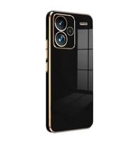 Xiaomi Redmi Note 13 Pro Plus Kılıf Volet Silikon - Siyah