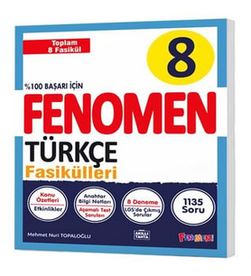FENOMEN 8. SINIF TÜRKÇE FASİKÜLLERİ (8 FASİKÜL)