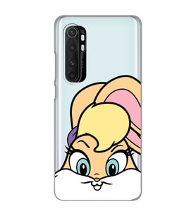 Xiaomi Mi Note 10 Lite Uyumlu Lola Bunny Desenli Şeffaf Telefon Kılıfı