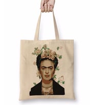 Frida Kahlo 8 Bez Çanta Uzun Saplı