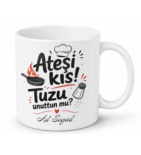 Aşçı Jargonu Yazılı Komik Kupa Bardak Hediye Şef Mutfak Espri