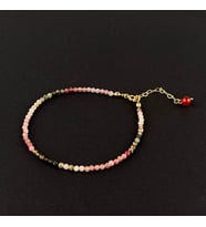 Turmalin Doğaltaş Halhal 3-4 mm, B849