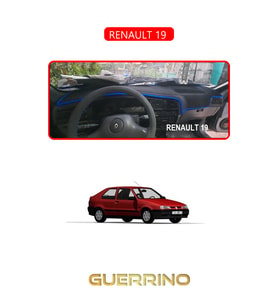 RENAULT 19 TORPİDO KORUMA HALISI KIRMIZI KENAR