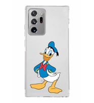 Samsung Galaxy Note 20 Ultra Kamera Korumalı Kapak Donald Duck Tasarımlı  Şeffaf Kılıf