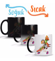 Squid-Jinx Sihirli Kupa Bardak Porselen