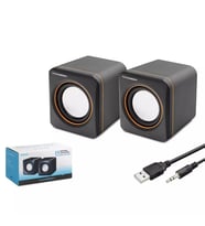 Hadron HD6049 1+1 Bilgisayar Hoparlörü 5W USB Ses Sistemi Siyah