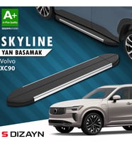 S-Dizayn Volvo XC90 Makyajlı Benzinli Skyline Krom Yan Basamak 203 Cm 2024 Üzeri A+ Kalite