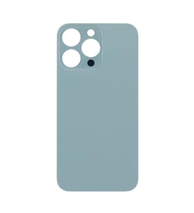 Apple iPhone 13 Pro Uyumlu Arka Pil Batarya Kapağı - LENS HARİÇ (Mavi)
