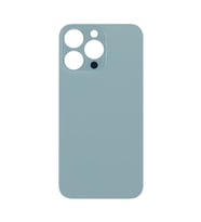 Apple iPhone 13 Pro Uyumlu Arka Pil Batarya Kapağı - LENS HARİÇ (Mavi)