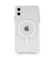 Iphone 11 Kılıf Magneticsafe Şeffaf Silikon - Şeffaf