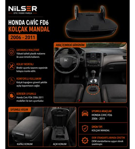 Kolçak Mandal Civic Honda 2006-2011