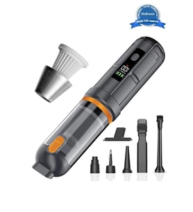 Araç Süpürgesi Şarjlı 120w 20.000pa Göstergeli Yeni Nesil Metal Filtre Extra Vakum Ve Üfleme