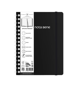 VICTORIA'S JOURNALS NOTE BENE 9261 PREMIUM NOTEBOOK SPİRALLİ SERT KAPAK A5 100gr.160 SYF. ÇİZGİLİ DE