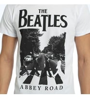 Bant Giyim - Beatles Beyaz Erkek T-shirt Tişört
