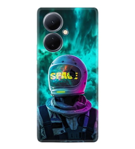 Vivo V29 Lite Kılıf Desenli Silikon Platinium Series Space 1814