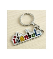 İstanbul Yazılı Metal Anahtarlık