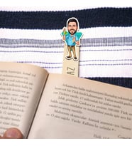 Kişiye Özel Kimyager Karikatürlü Çubuk Kitap Ayracı