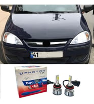 Opel Corsa C Led Xenon Uzun Far Ampulü H7 Duo Yeni Seri Beyaz 2000-2006