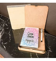 Canım Annem Ahşap Kutulu Defter Kalem Set 003
