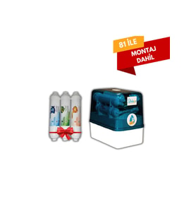 Pera Water Deluxe 7 Aşamalı +3 lü Ön Filtre Seti Pompasız Su Arıtma Cihazı