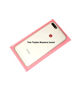 Tkgz Honor 7C Kasa Arka Pil Batarya Kapağı GOLD