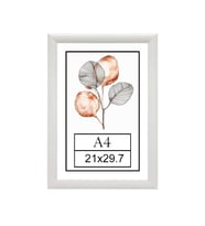 A4 21X29,7 CM Belge Çerçevesi Siyah Modern Ofis Sanat Ev Home Ofis Dekoratif Çerçeveler Ev Oturma Odası Salon Dekorasyon Resim Çerçeveleri Diploma Belge Sertifika Çerçeveleri (Beyaz)