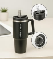 Kişiye Özel Siyah Termos 900 ML