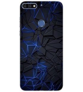 Honor 7C (LND-L29) Uyumlu Kılıf Desen Baskılı Silikon Karmaşık Design STK:1874