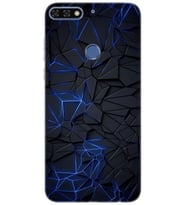 Honor 7C (LND-L29) Uyumlu Kılıf Desen Baskılı Silikon Karmaşık Design STK:1874