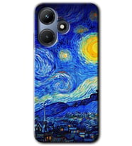 İnfinix Hot 30i Kılıf HD Desen Baskılı Kılıf - Starry Night