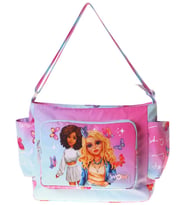 Wow Generation Kız Çocuk Butterfly Baskılı Turkuaz - Pembe Renkli Omuz Çantası - W6075