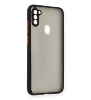 Mey İthalat® Samsung Galaxy A11 Kılıf Montreal Silikon Kapak - Siyah