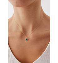Doğum Taşı Kolye 925 Ayar (Gold)