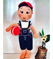 Aras Bebek Amigurumi Organik Oyuncak